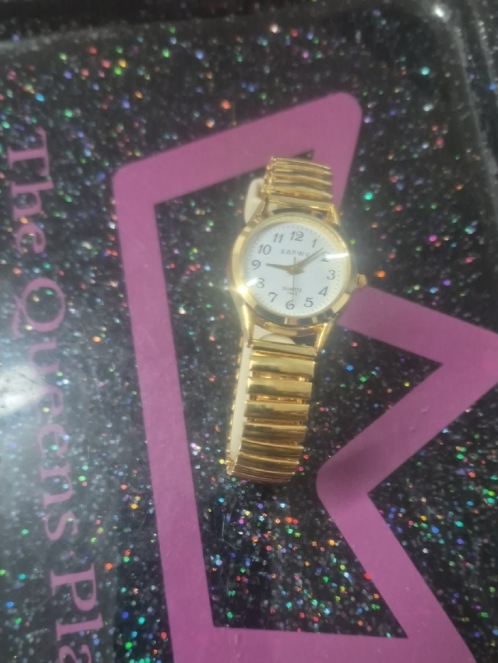 Gold Tone Women's Expansion Band Watch - Xuping